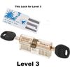 20 Piece Lock Picking Set with Training Locks & Credit Card Pick - Beginner & Locksmith Training