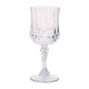 Wine Elegant Glasses Plastic Crystal Like Cocktail Tableware 8 oz Cups 4 Pieces