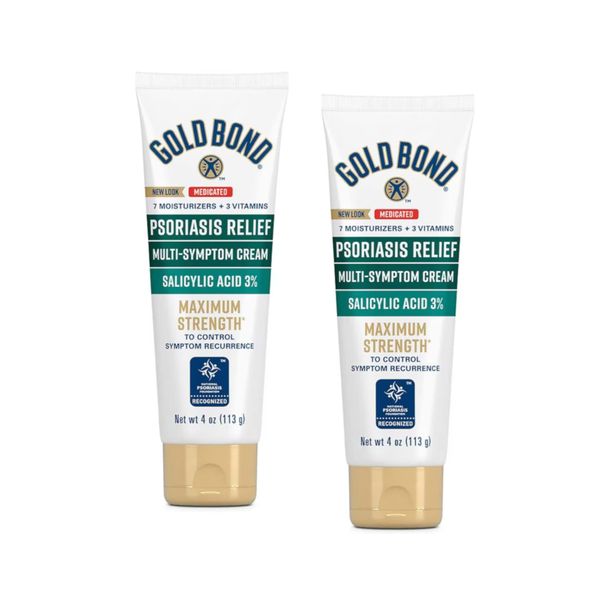 Gold Bond Ultimate Multi-Symptom Psoriasis Relief Cream 4 Ounce (2-pack)