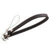 HERBE Leather Strap, Fall Prevention, Smartphone Hand Strap, Made in Japan, Embossed Black