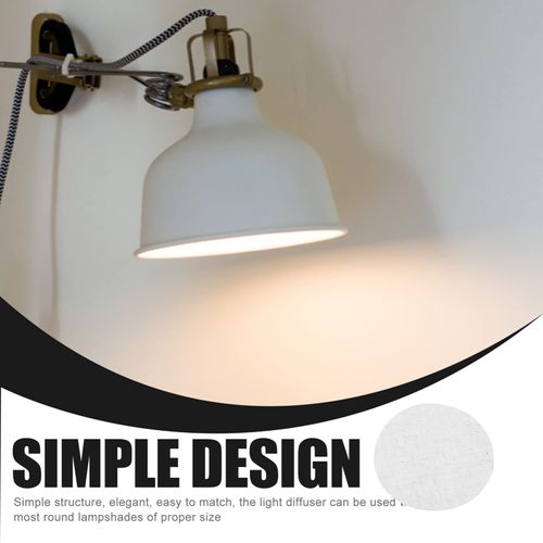 KESYOO LED Dimming Stickers, 2 PCS, Light Blocking, Filter, Light Shading Sheet, Anti-Voyeur Seal, Lampshade, Diffuser, Super Strong Adhesion, Pendant Light, Shading Plate, Light Filter, Light Correction Sticker, Lamp Bottom Cover, Light Diffuser, Reposit