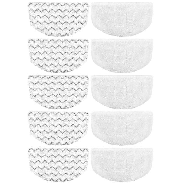 Extolife 10 Pack Steam Mop Replacement Pads for Bissell Powerfresh Steam Mop 1940 1806 1544 2075 2685A 2181 2814 Series, Model 19402 19404 19408 19409 1940A 1940F 1940Q 1940T 1940W B0006 B0017 2075A