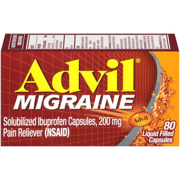 Advil Migraine Capsules 200mg (80 Count)