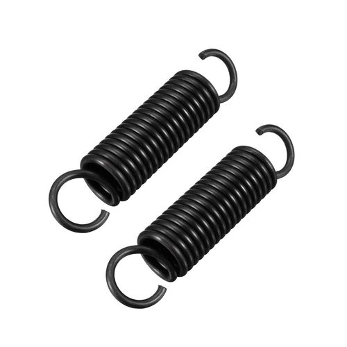 uxcell Tension Spring Black Wire Spring Manganese Steel Manganese Steel Extension Spring