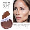 Phoera Blendable cream bronzer sun love cream natural looking matte bronzer non greasy sweat resistant Aquapurity (202 Grace)