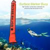 KIMISS Surfaceer Dsmb 6Ft High Visibility Inflatable Diving Smb Signaler (Red) (Red)