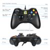 Black Wired USB Game Controller Gamepad for Microsoft XBOX 360 & PC WIN 7 8 10