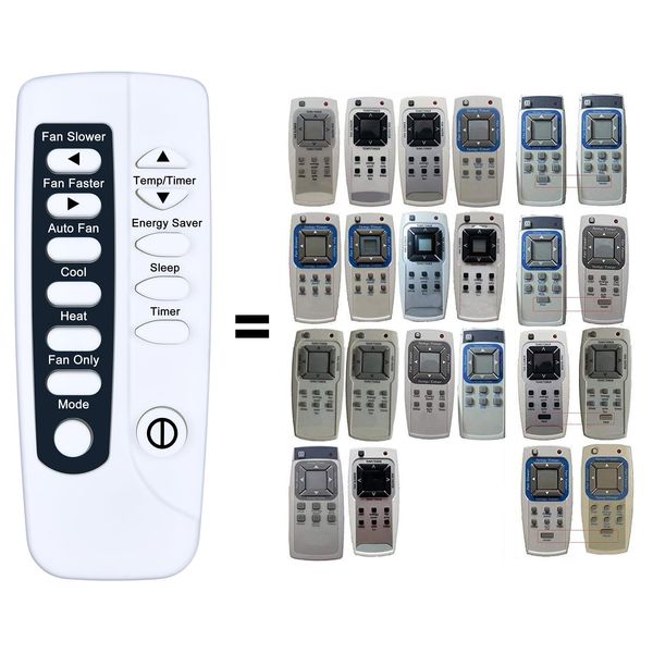 PZL AC Replacement Remote Control for Some Frigidaire Air Conditioner Models