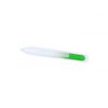 Nail File Double-Sided Etched Surface Finger Nail File, Beauty Pastel Premium Czech Glass File