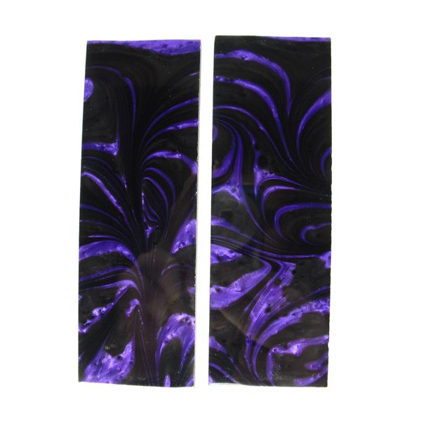 Black & Purple Pearl Knife Scale Sets
