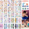 ACWOO Temporary Tattoo for Kids, 30 Sheets Watch & Little Monster & Circus Cartoon Tattoo, 390+ Patterns Mixed Style Temporary Tattoo Stickers, Waterproof Fake Tattoo for Birthday Party Bag Filler