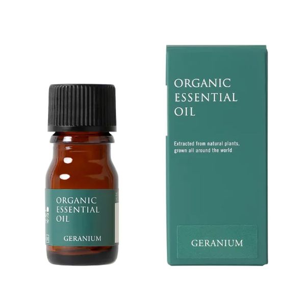 Life Tree Organic Geranium Essential Oil 0.1 fl oz (3 ml)