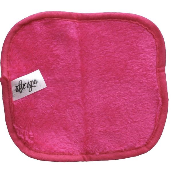 Afterspa Amazing Makeup Remover Eraser Mini Travel Towel Reusable Cleanser Pink