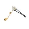 Pull Switch Pull Chain Switch 4pcs Universal Pull Chain Replacement Pull Chain Switch Energy Saving Light Lamp Switch for Ceiling Fan Wall Light Replacement Pull Chain Cord Switch 250V 125V