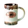 Americaware 15 oz Reactive Glaze Florida Copper Medallion Mug