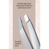 Browgame Original Slanted Tweezer - Precise, Extra Sharp Plucking Tool For Easy, Painless Hair Removal - Easy Grip For Meticulous Shaping - Stainless Steel Design For Sensitive Skin - White - 1 Pc