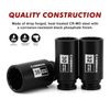 1/2 Inch Drive Deep Impact Socket Set 8 Piece Metric 12 Point Tool Kit New