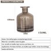 1PCS 150ml/5oz Glass Diffuser Bottle Jars Pot Exquisite Essential Oils Container for DIY Essential Oil Diffuser Gift (Grey, 150ml/5oz)