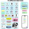 🔥New🔥 Lopevi Label Maker BLUE Portable Thermal Label Printer, Bluetooth w/ App