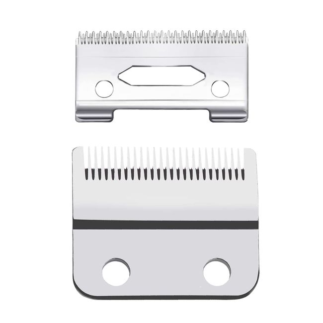 VRMETA New Upgrade Professional Hair Clippers Replacement Blades for Wahl Clippers Wahl 5-Star Senior Magic Clip Compatible with 8148, 8504, 1919, 2241, 2240, 8591 (Silver)