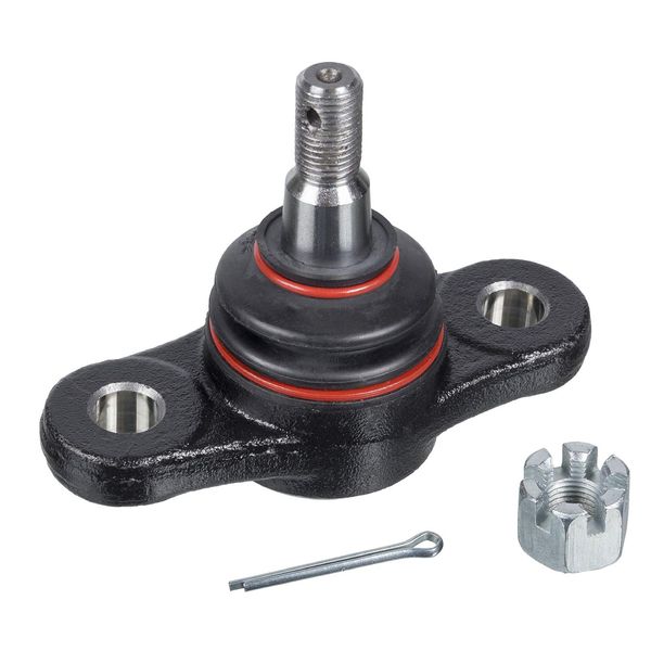 febi bilstein 41709 Ball Joint with Crown Nut and Cotter Pin, Pack of 1