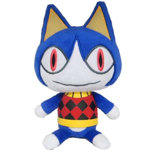 San-ei Animal Crossing New Leaf Plush Toy - 7" Rover / Mishiranu Neko (Japanese Import)