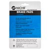 NICHE Brake Pad Set for Polaris Phoenix 200 0454664 Front (Ceramic) 2 Pack