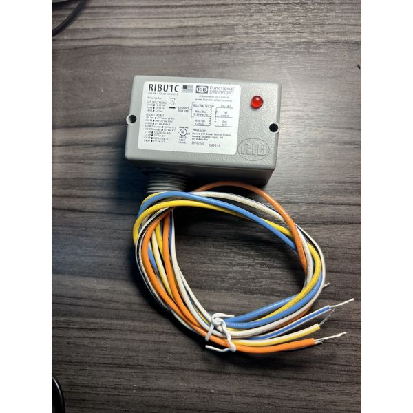 Functional Devices RIBU1C Enclosed Pilot SPDT Contacts Control Relay