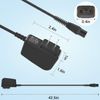 Replacement For philips Norelco charger cord Fit HQ8505 7000 5000 3000 Series 3500 mg5750 mg7750 S1560 Electric Shaver Razor, Aquatec, Arcitec, Multigroom Beard Trimmer & More 15V Power Cord Adapter