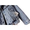 Kedera Women's Embroidered Rivet Pearl Short Denim Jacket Coat