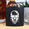 6oz (170ml) 'Cyborg Skull' Pocket Hip Flask (HP00028595)