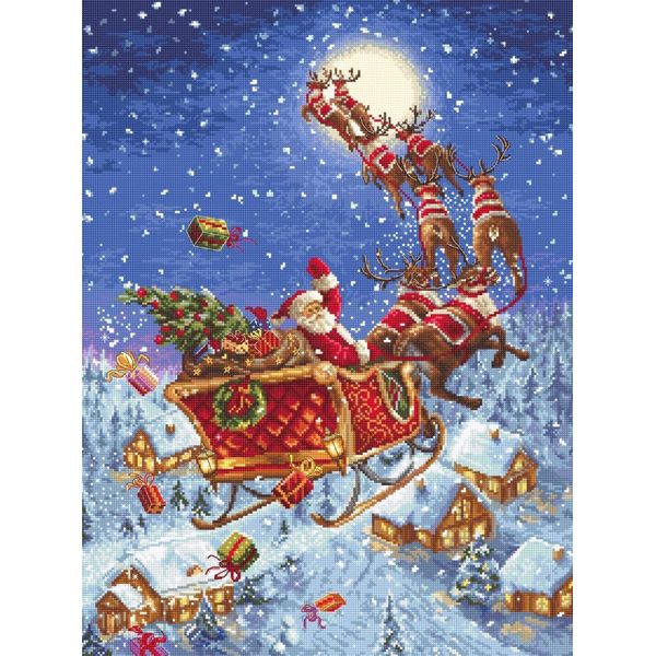 Letistitch Cross Stitch Set, Multicoloured, 40 x 30 cm, Leti958