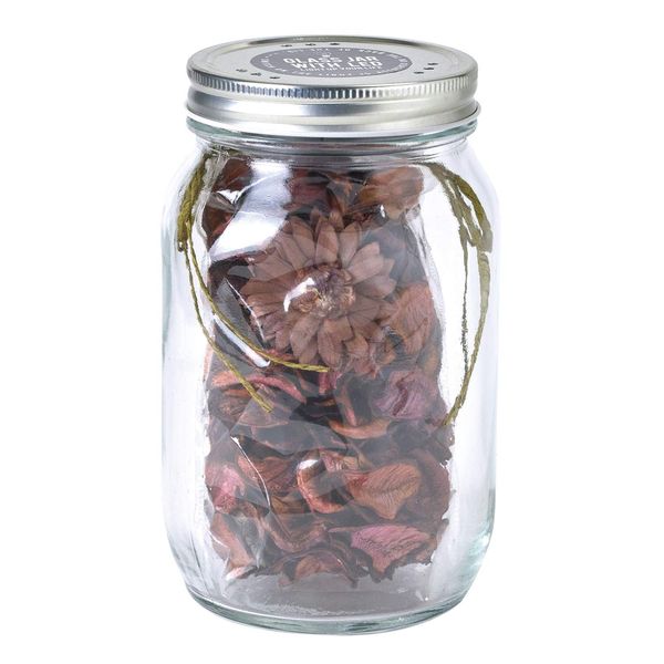 Spice of Life QYGK2960 LED Jar with Potpourri, Vanilla, 3.9 x 3.9 x 6.7 inches (10 x 10 x 17 cm), Light, Battery Operated, Fragrant