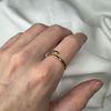 Gold Dipped Sterling Silver Plain Adjustable 2mm Band Midi Toe Ring