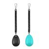 Winod Dog Training Clickers with Wrist Strap-2 Pack(Black+New Blue)