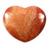 Red Fire Agate Crystal Heart ~45mm