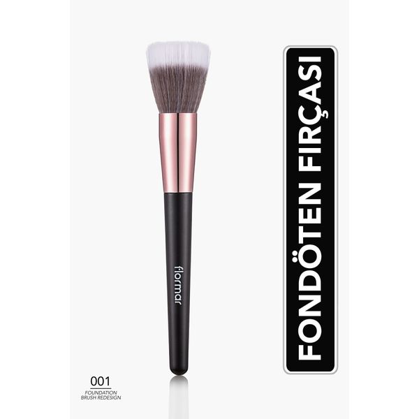 Düz Uçlu Silindir Fondöten Fırçası - Foundation Brush - 001 - 8690604597666 Modern Tasarım 82