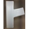Downspout Gutter Y Connector 3x4 Standard Right High Gloss White