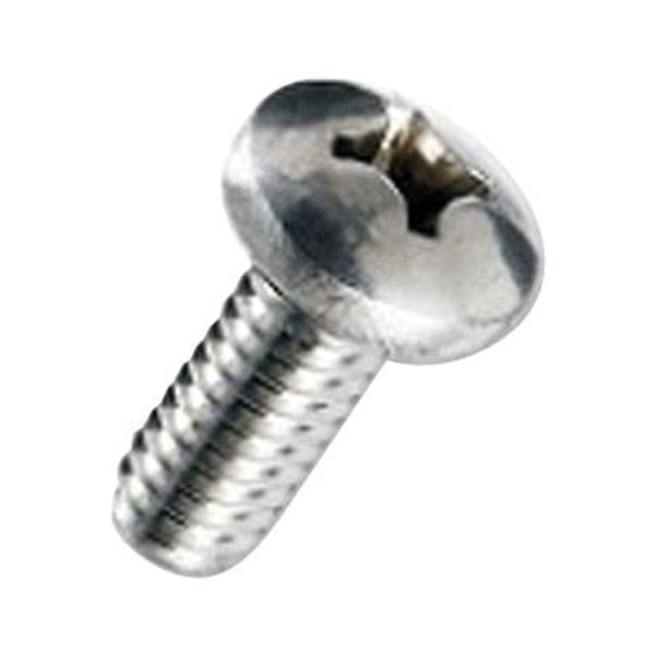 Screw, PAN Head Phillips, SS, 6.35MM, Machine Screws, Fasteners & Hardware, Qty.1 | 9900