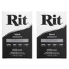 Rit, Black Purpose Powder Dye, 1-1/8 oz (Тwo Рack)