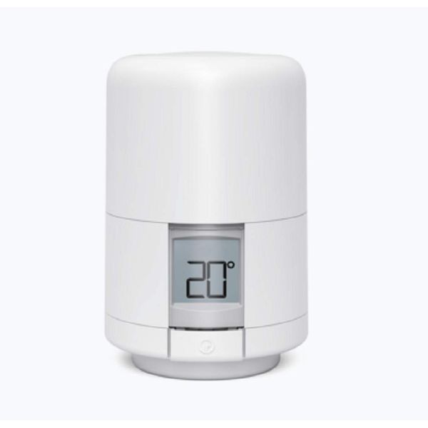 Hive Smart Heating Thermostatic Radiator Valve (TRV) with Smartphone Compatibility, White