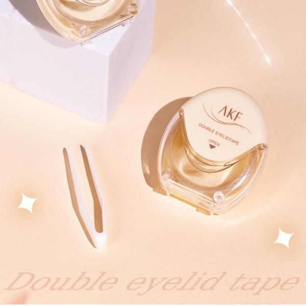 AKF Double Eyelid Patch, Invisible Natural, No Trace, Durable Makeup Tool, Eyelid Tape