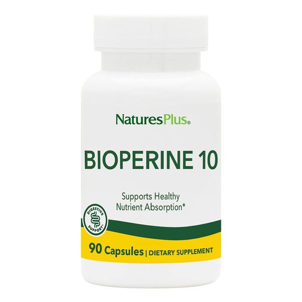 Bioperine 10, 90 Capsules, NaturesPlus