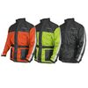 Nelson Rigg Solo Storm Rain Jacket, Waterproof, Breathable, and Packable (Orange/Black, Medium)