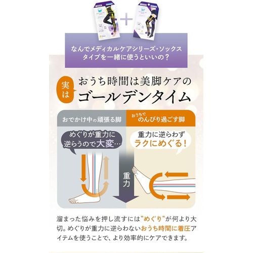 グラマラスパッツ 【一般医療機器/日本製】 メディカル スパッツ 着圧 レギンス タイツ メディカルケア 一般医療機器 正規品 (1, L-LL)