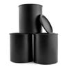 Quart Size Black Plastic Paint Cans 3pk, Cans for Paints & Varnishes