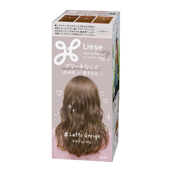 Liese Kao Tint Hair Color Gel Latte Greige