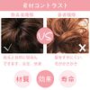 AISIHAIR Bun Wig, Kimono, Chignon, Partial Wig, Hair Ornament, Easy to Install, Formal, Extensions, Increased Volume, Natural Feeling