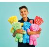 iscream Sour Patch Kids Embossed 16.75" x 12" Candy Character Shaped Pillow, Blue