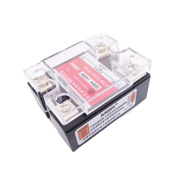 US Stock 25A Solid State Relay SSR AC-AC Input 70-280V AC Load 240-480V​AC A4825